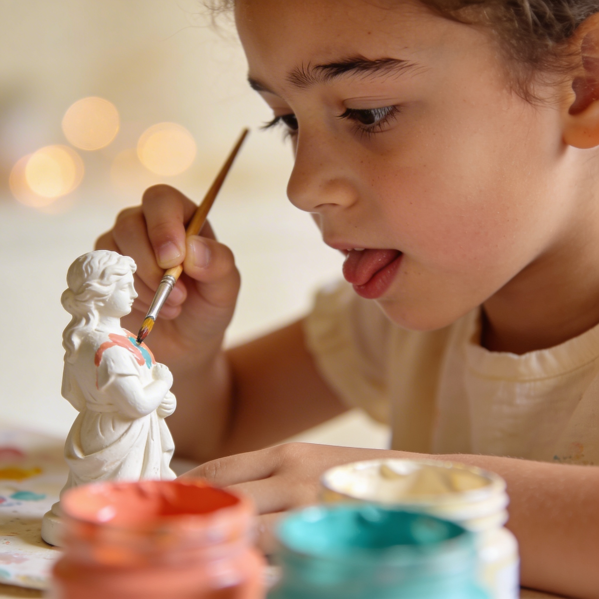 Enfant fier de sa création